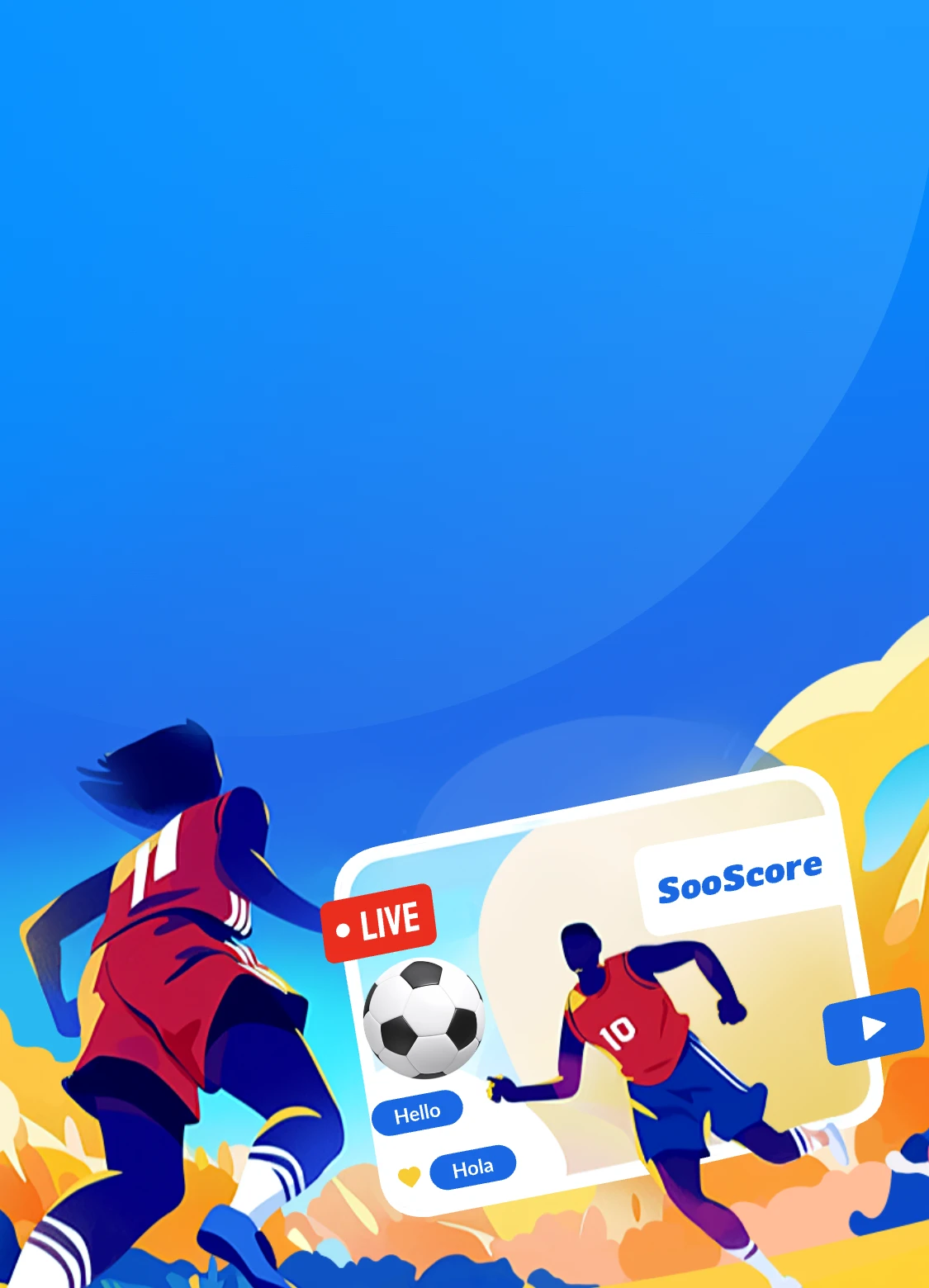 Hero illustration mobile